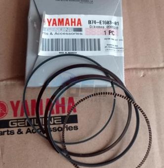 Product image: Yamaha - B74E16030100 - PISTON RING SET (STD)  0