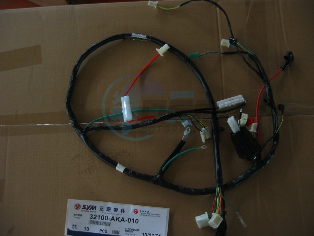 Product image: Sym - 32100-AKA-010 - WIRE HARNESS  0