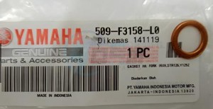 Product image: Yamaha - 509F3158L000 - GASKET 