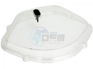 Product image: Piaggio - 639414 - LENS FOR INSTRUMENT PANEL with 4 holes 