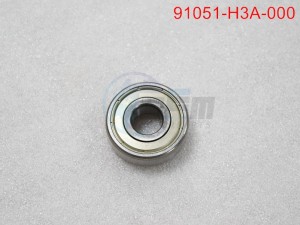 Product image: Sym - 91051-H3A-000 - RADIAL BALL BRG.6302ZZ/KR 