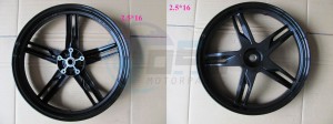 Product image: Sym - 42601-X3A-000 - RR. CAST. WHEEL 