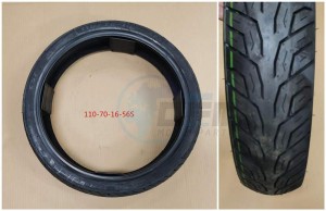 Product image: Sym - 44710-J04-000 - FR. TIRE SET 16' 