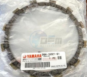 Product image: Yamaha - 26H163210100 - PLATE, FRICTION 