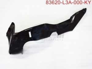 Product image: Sym - 83620-L3A-000-KY - L. SIDE COVER SET(BK-002C) 