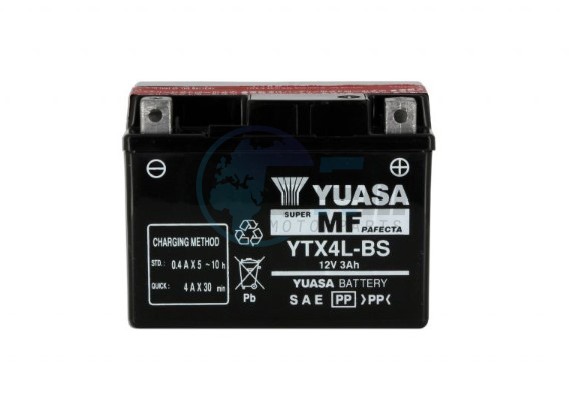 Product image: Sym - 1Y01GW301-Y - BATTERY ASSY YTX4L-BS  0