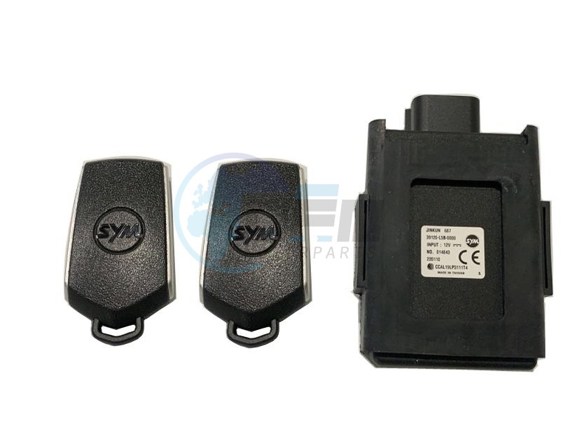 Product image: Sym - 3912A-L5B-020 - KEYLESS C0NTROL UNIT ASSY  0