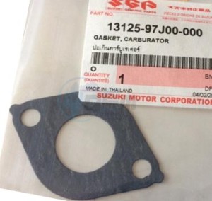 Product image: Suzuki - 13125-97J00 - GASKET,CARBURET 