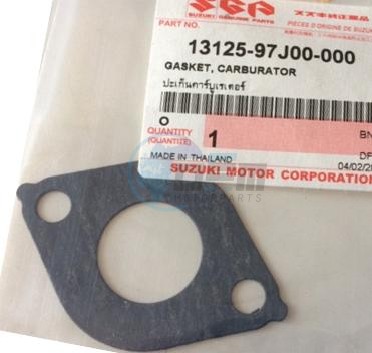 Product image: Suzuki - 13125-97J00 - GASKET,CARBURET  0