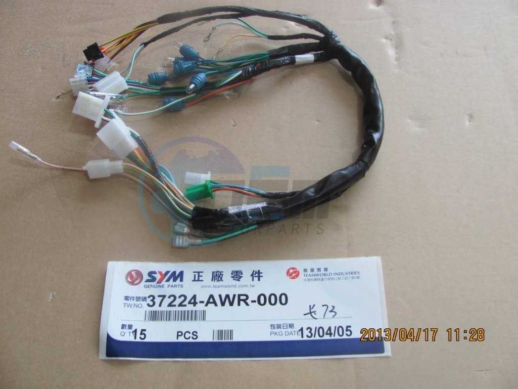 Product image: Sym - 37224-AWR-000 - METER CORD COMP.  0