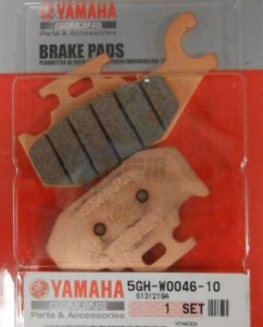 Product image: Yamaha - 5GHW00461000 - BRAKE PAD KIT 2 