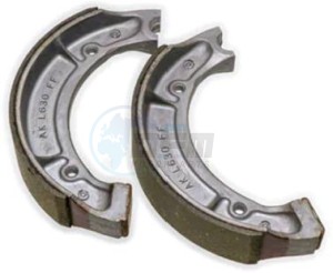 Product image: Yamaha - 4HCW253E0000 - BRAKE SHOE SET  