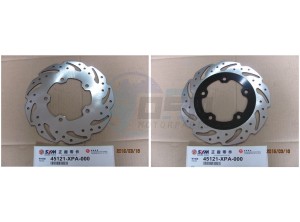 Product image: Sym - 45121-XPA-000 - FR. BRAKE DISK 