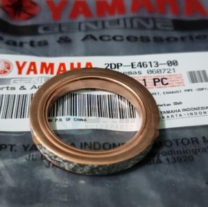 Product image: Yamaha - 2DPE46130000 - GASKET, EXHAUST PI 