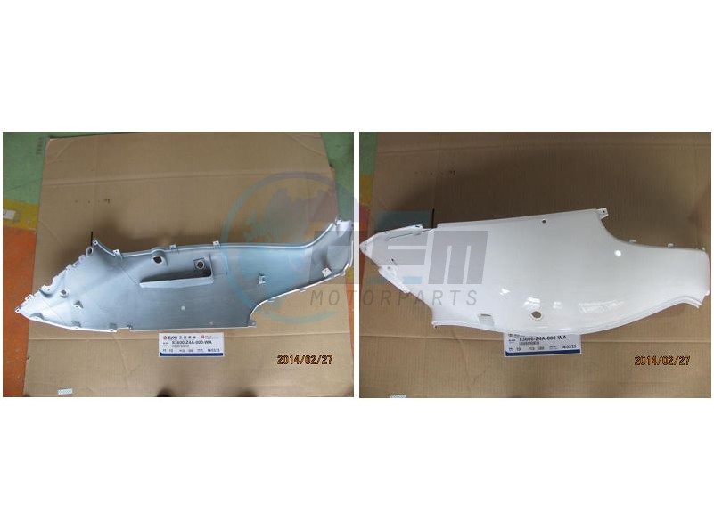 Product image: Sym - 83600-Z4A-000-WA - BODY COVER RIGHT WHITE WH-006  0