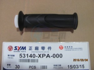 Product image: Sym - 53140-XPA-000 - THROT GRIP COMP 