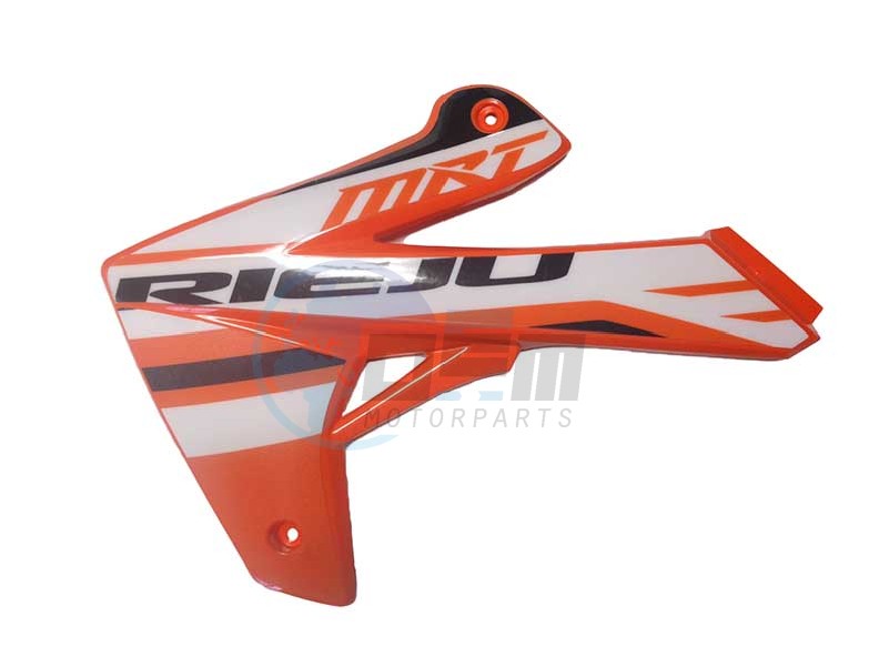 Product image: Rieju - 0/R00.570.5061 - ORANGE LEFT-HAND RADIATOR PLATE 2015  0