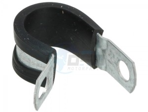 Product image: Piaggio - 675510 - PIPE RETAINING CLIP WITH RUBBER SLEEVE 