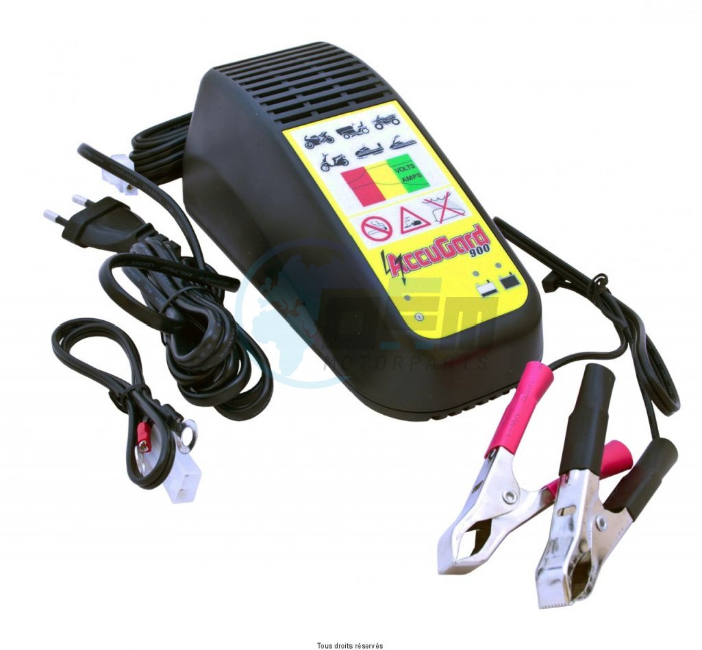 Product image: Kyoto - ACCUGARD-900 - Battery Charger Moto & Scoot 12v Automatic 900 mA    0