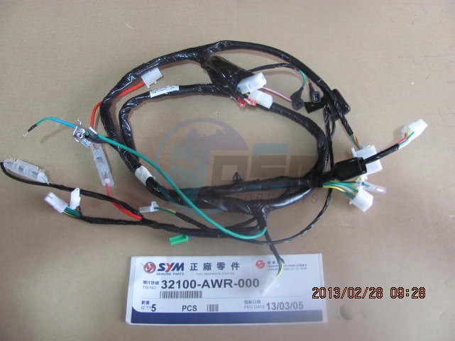 Product image: Sym - 32100-AWR-000 - WIRE HARNESS  0