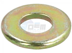 Product image: Piaggio - 013769 - METALLIC PLAIN WASHER  (4,5X10X1) 