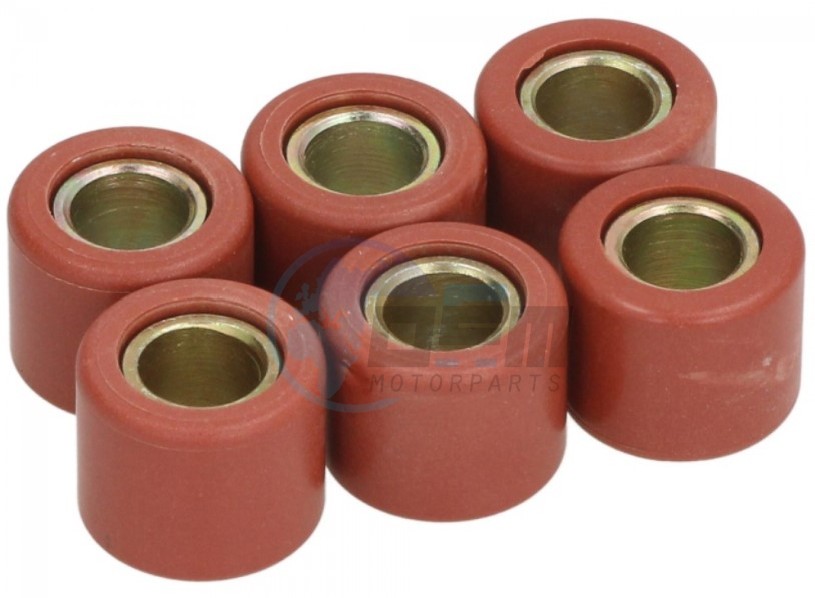 Product image: Aprilia - CM1102045 - 6 ROLLER KIT ZIP CAT, TYP. 50          U  0