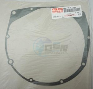 Product image: Yamaha - 4KM154610000 - GASKET, CRANKCASE COVER 2 