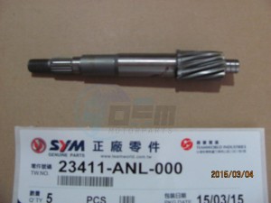 Product image: Sym - 23411-ANL-000 - DRIVE SHAFT 