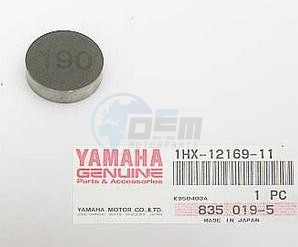 Product image: Yamaha - 1HX121691100 - PAD, ADJUSTING 2 (1.90) 