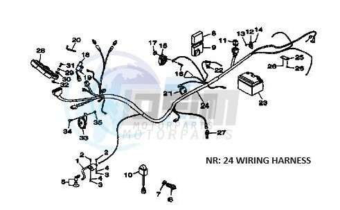 Product image: Yamaha - 3D6H25900000 - WIRE HARNESS ASSY  0