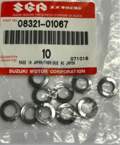 Product image: Suzuki - 08321-01067 - WASHER,LOCK 