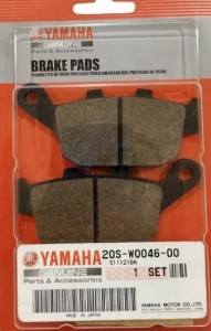 Product image: Yamaha - 20SW00460000 - BRAKE PAD KIT 2 