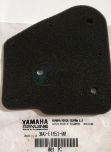 Product image: Yamaha - 3WGE44510000 - ELEMENT, AIR CLEANER 