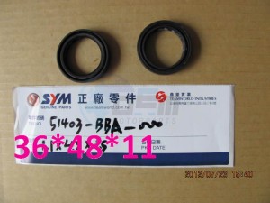 Product image: Sym - 51403-BBA-000 - FR CUSHION OIL SEAL 36*48*11 