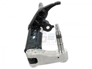 Product image: Piaggio - 6504255 - RH FORK/STEERING COLUMN 