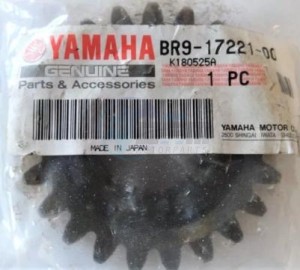 Product image: Yamaha - BR9172210000 - GEAR, 2ND WHEEL 