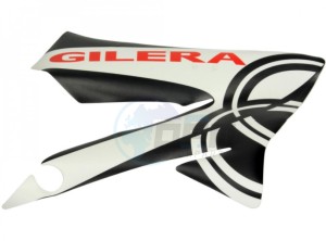 Product image: Gilera - 2H000013 - RH air duct, decal 