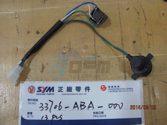 Product image: Sym - 33706-ABA-000 - SOCKET CORD ASSY  0