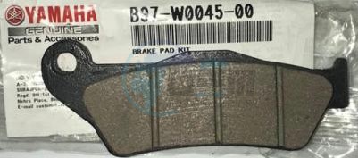 Product image: Yamaha - B97-W0045-00-00 - BRAKE PAD KIT  0