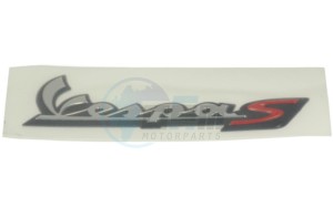 Product image: Vespa - 656228 - Name plate "Vespa S"  