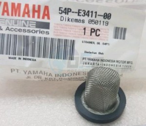 Product image: Yamaha - 54P-E3411-00-00 - STRAINER, OIL 