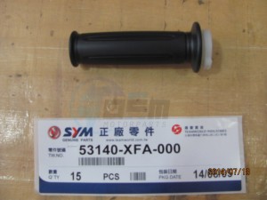 Product image: Sym - 53140-XFA-000 - R. HANDLE GRIP 