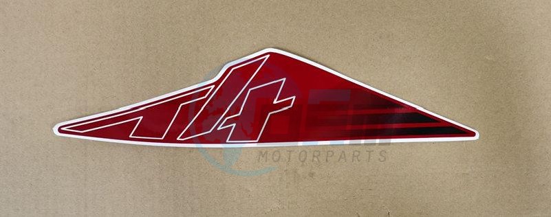 Product image: Sym - 87127-XB7-000-T1 - R. BODY COVER STRIPE A(RED AND BLACK)  0