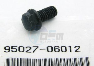 Product image: Yamaha - 950270601200 - BOLT, FLANGE  