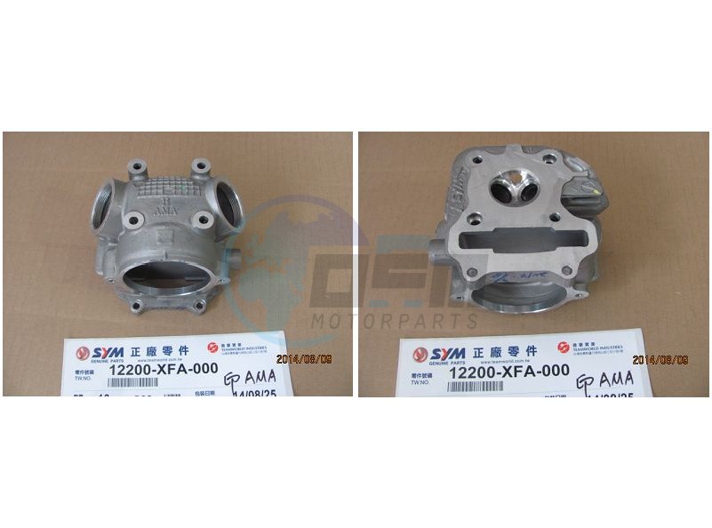 Product image: Sym - 12200-XFA-000 - CYLINDERKOP NAAKT FIDDLE 3  0