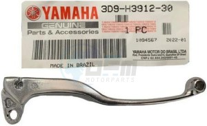 Product image: Yamaha - 3D9H39123000 - LEVER 1 