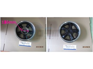 Product image: Sym - 42601-XFA-000-KSD - RR.CAST WHEEL (BK-001C/S-481S) 