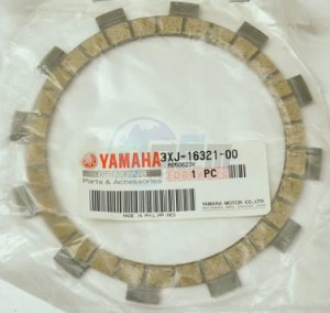 Product image: Yamaha - 3XJ163210000 - PLATE, FRICTION 