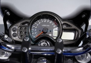 Product image: Suzuki - 99000-99013-K62 - CARBON LOOK SPEEDOMETER COVER 