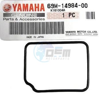 Product image: Yamaha - 69M149840000 - GASKET, FLOAT CHAMBER  0